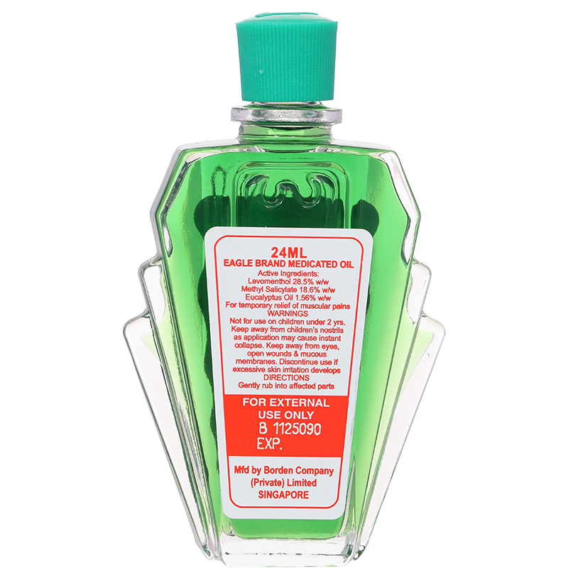 Dầu gió xanh Con Ó chai 24ml - 9